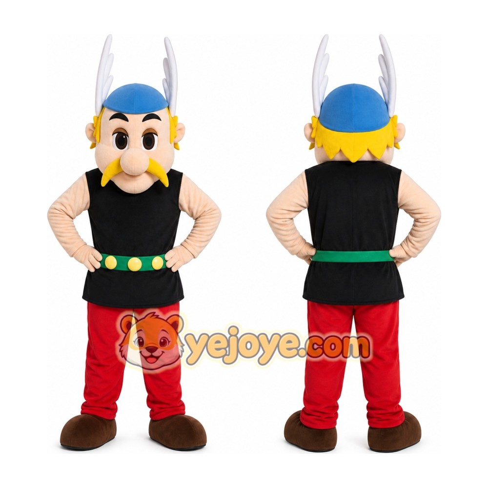 Viking Boy Mascot Costume Viking Boy Mascot Costume