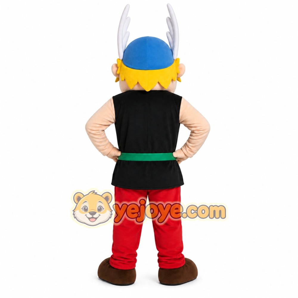 Viking Boy Mascot Costume Viking Boy Mascot Costume