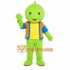 Green Boy Mascot Costume Green Boy Mascot Costume