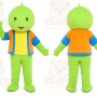 Green Boy Mascot Costume
