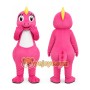 Pink Dinosaur Mascot Costume