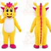 Yellow Dragon Mascot Costume