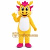 Yellow Dragon Mascot Costume