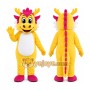 Yellow Dragon Mascot Costume