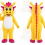 Yellow Dragon Mascot Costume