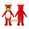 Red Dragon Mascot Costume Red Dragon Mascot Costume