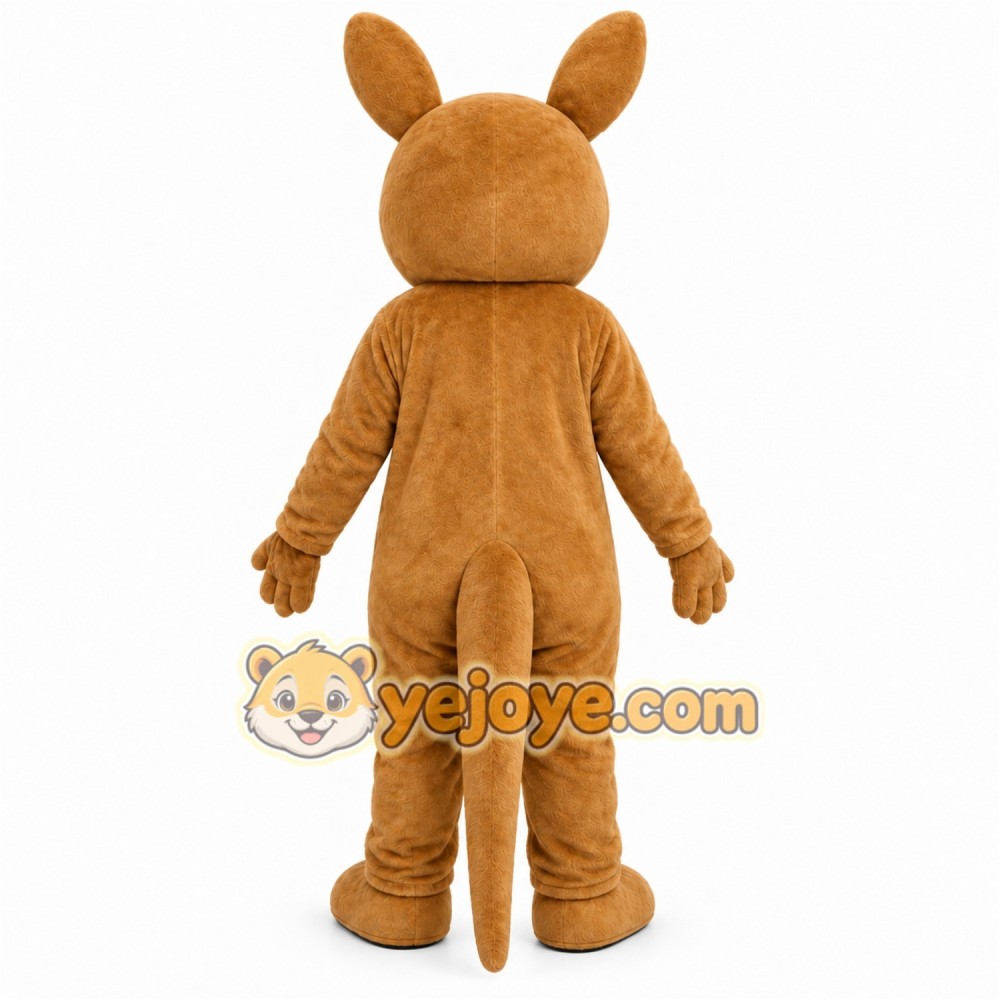 Brown Kangaroo Mascot Costume Brown Kangaroo Mascot Costume