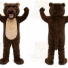 Dark Bear Mascot Costume