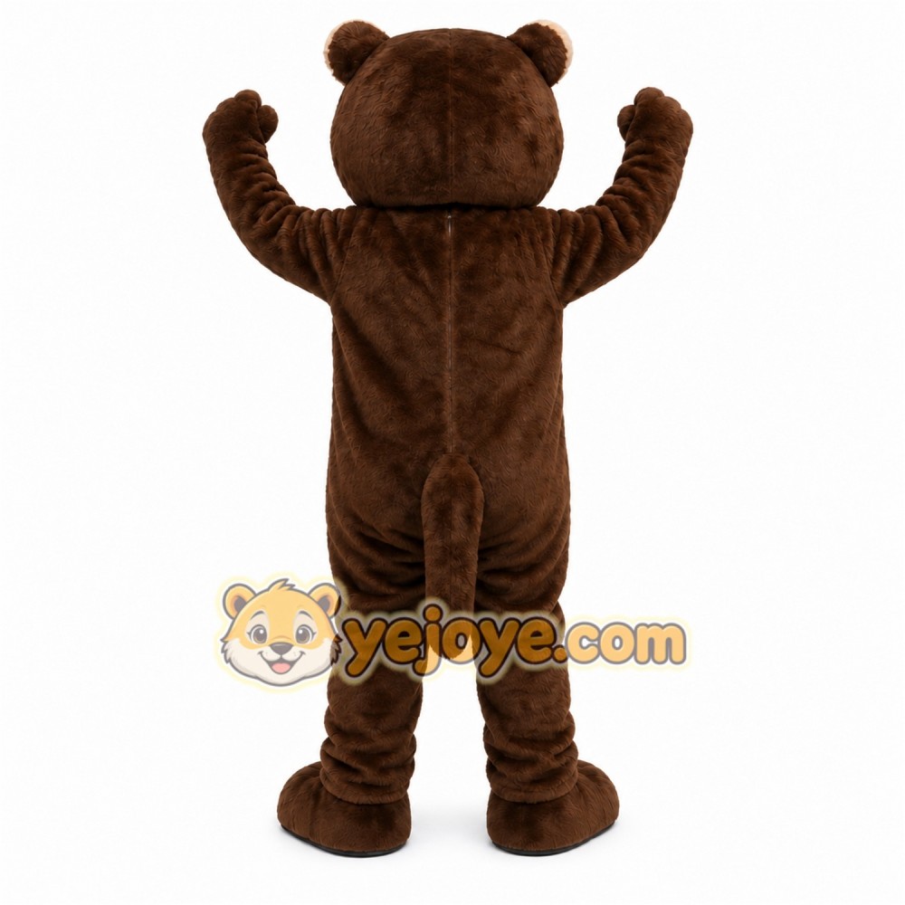 Dark Bear Mascot Costume Dark Bear Mascot Costume