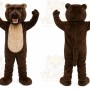 Dark Bear Mascot Costume