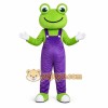 Purple Frog Mascot Costume