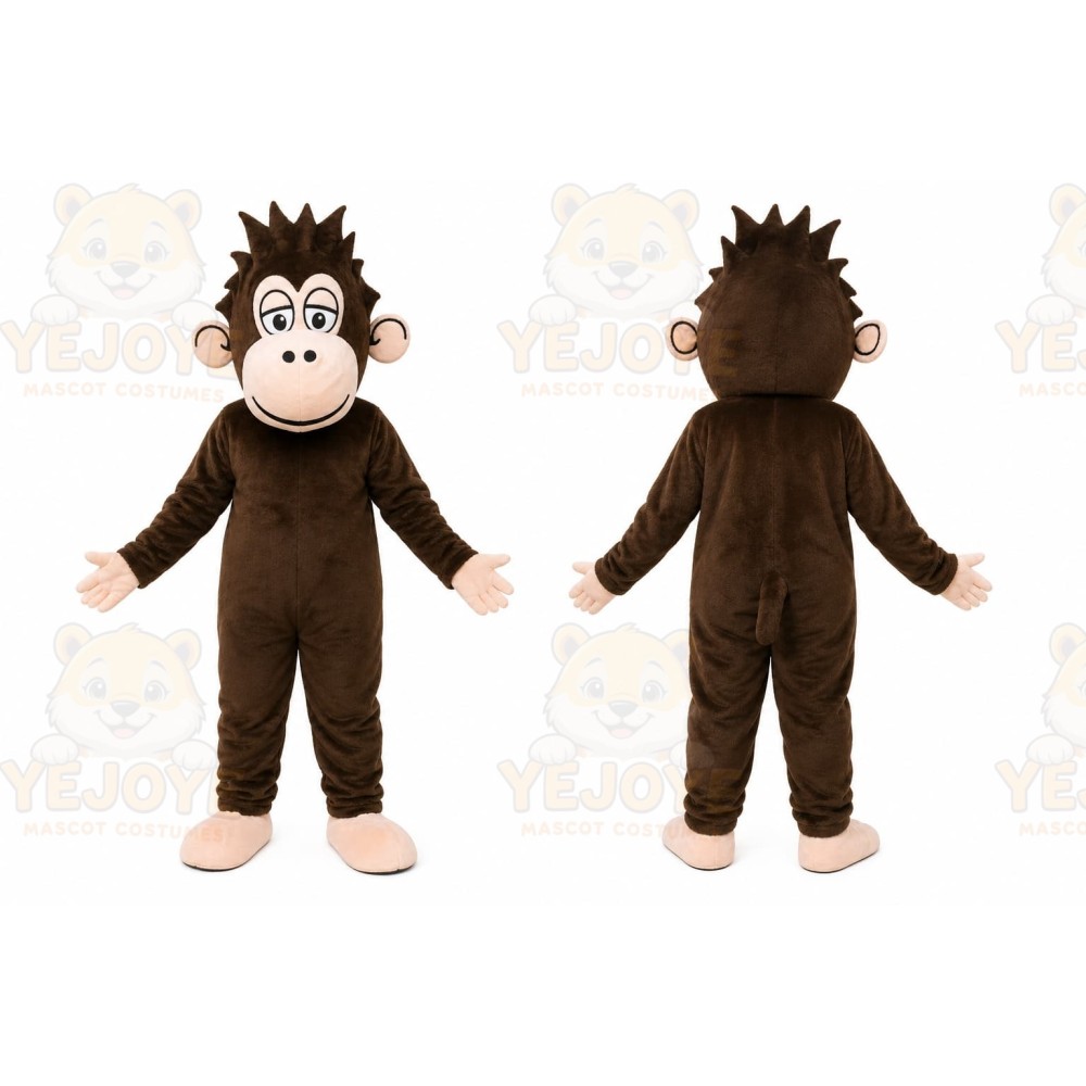 Brown Monkey Mascot Costume