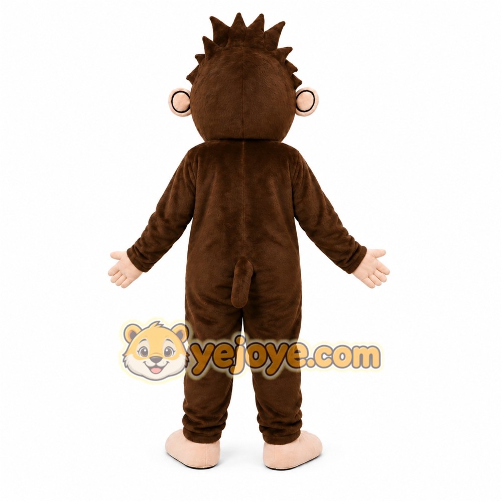 Brown Monkey Mascot Costume Brown Monkey Mascot Costume