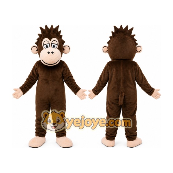 Brown Monkey Mascot Costume