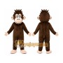 Brown Monkey Mascot Costume