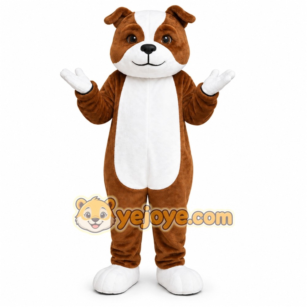 Brown Puppy Mascot Costume Brown Puppy Mascot Costume