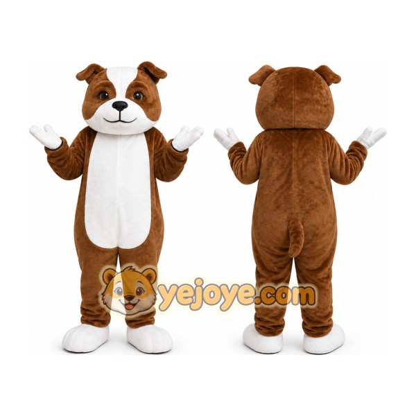 Brown Puppy Mascot Costume