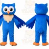 Blue Owl Mascot Costume