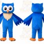 Blue Owl Mascot Costume