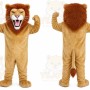 Tan Lion Mascot Costume