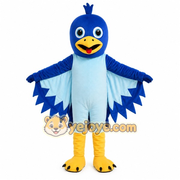 Blue Bird Mascot Costume