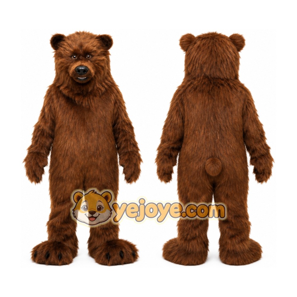 Brown Bear Mascot Costume Brown Bear Mascot Costume