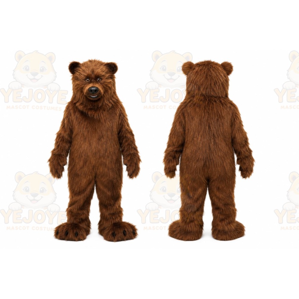 Brown Bear Mascot Costume