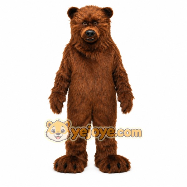 Brown Bear Mascot Costume