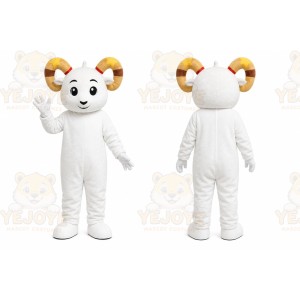 White Ram Mascot Costume