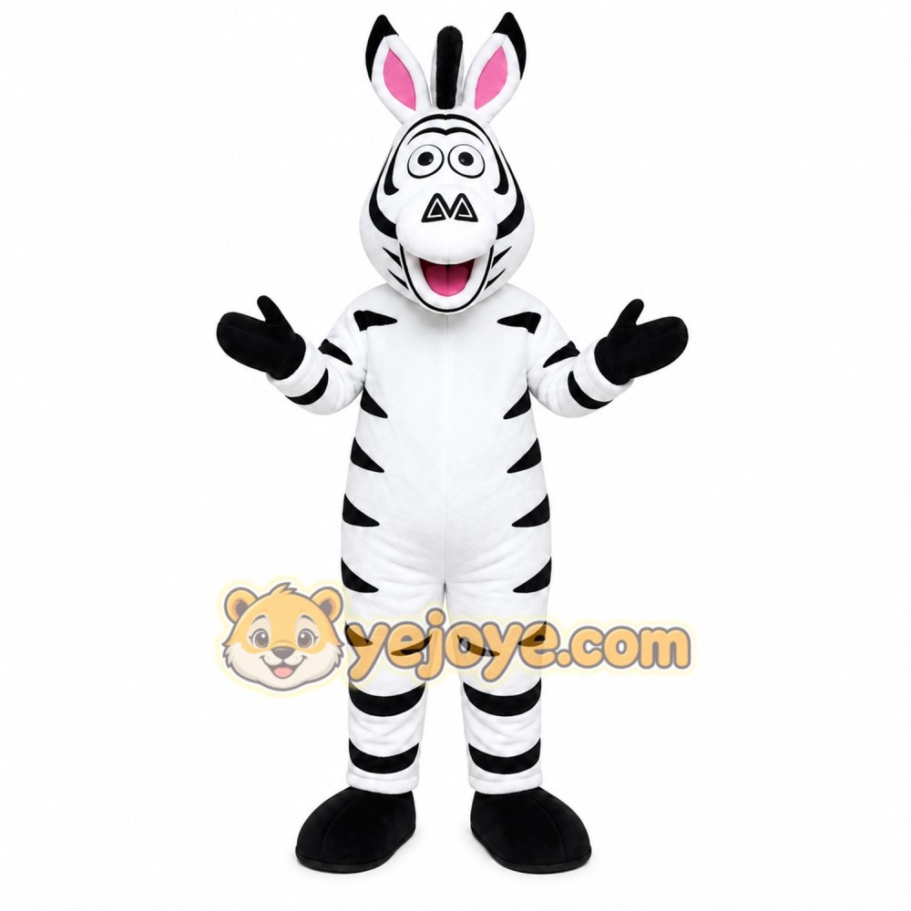 Zebra Animal Mascot Costume Zebra Animal Mascot Costume