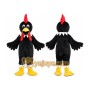 Black Rooster Mascot Costume