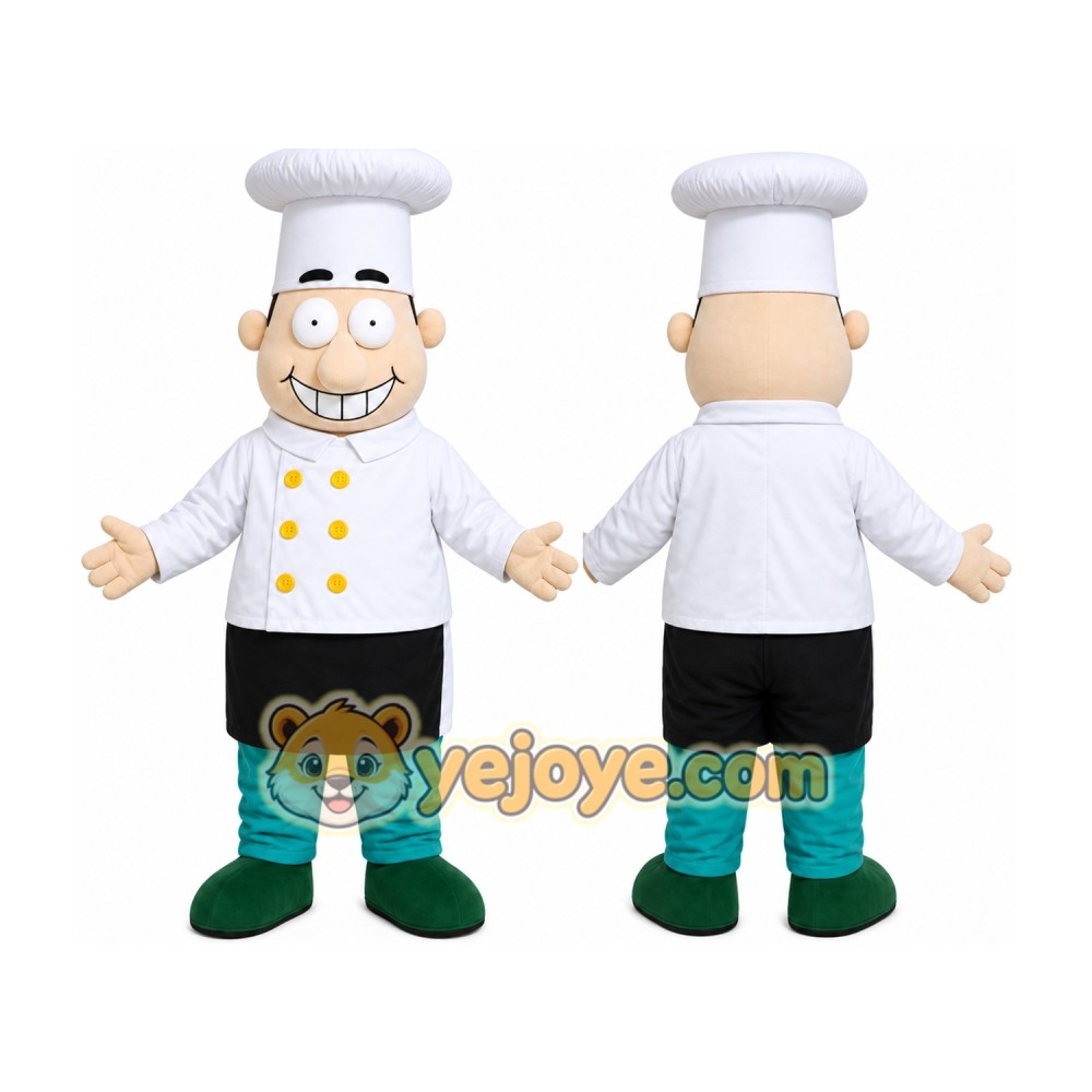 Chef Boy Mascot Costume Chef Boy Mascot Costume