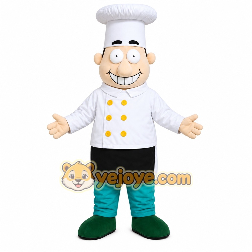 Chef Boy Mascot Costume Chef Boy Mascot Costume