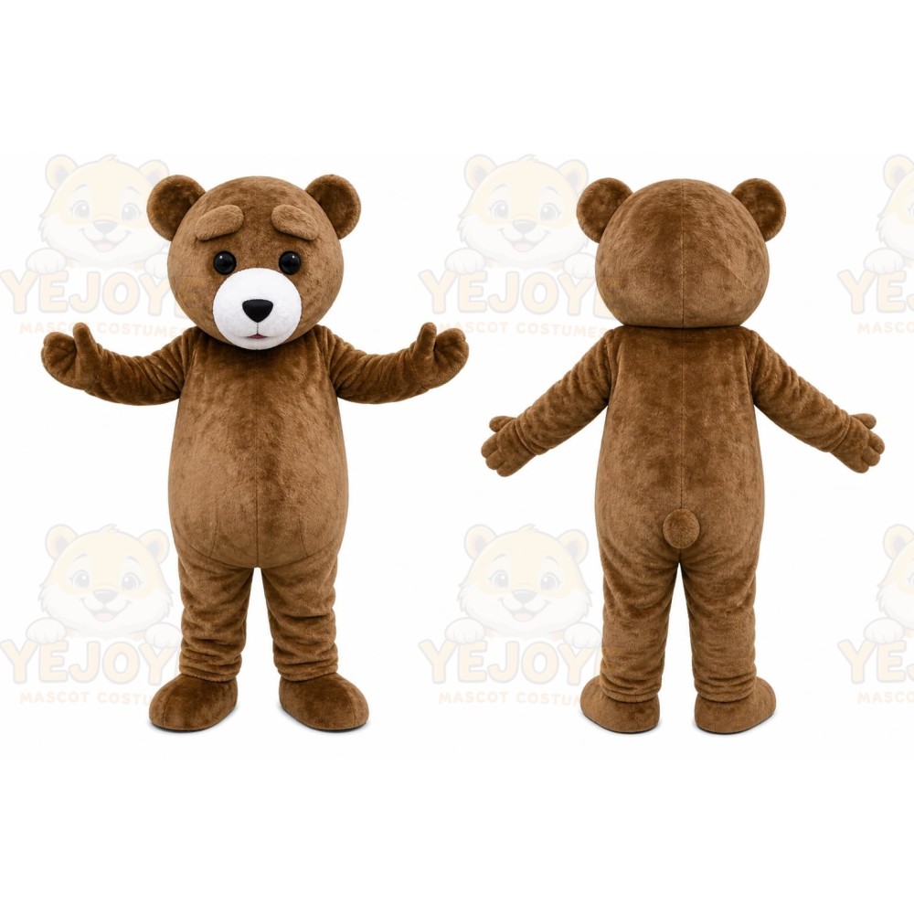 Brown Bear Mascot Costume