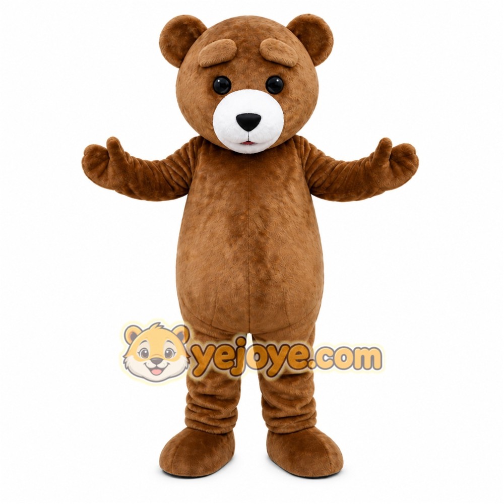 Brown Bear Mascot Costume Brown Bear Mascot Costume