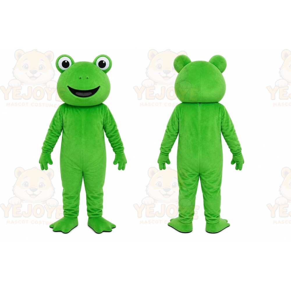 Green Frog Mascot Costume