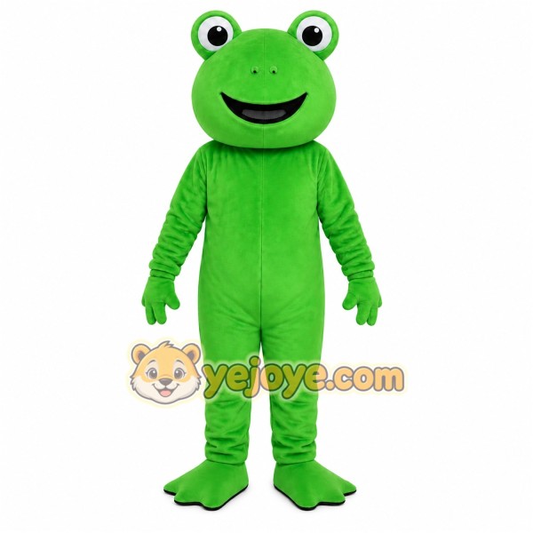 Green Frog Mascot Costume