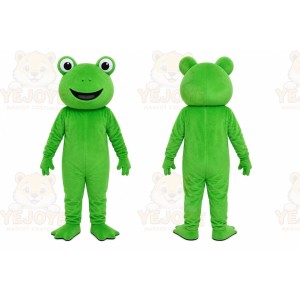 Green Frog Mascot Costume