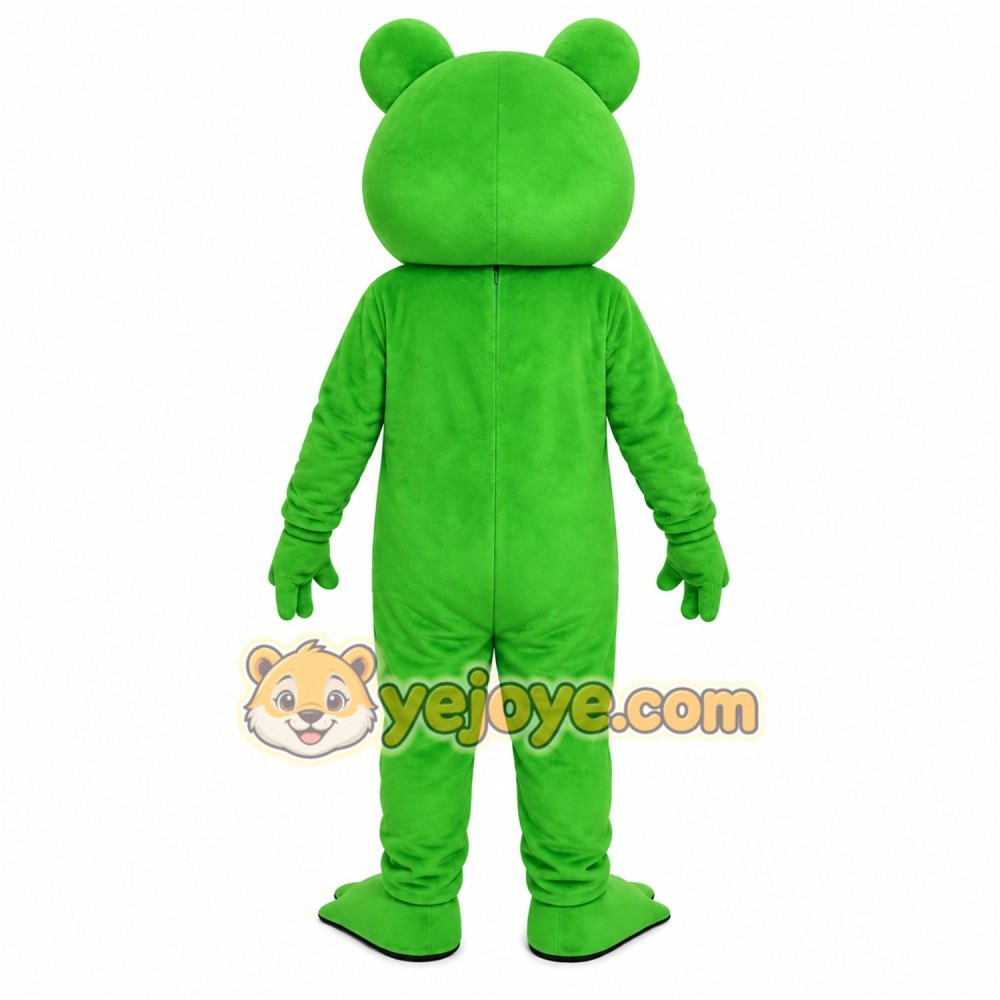 Green Frog Mascot Costume Green Frog Mascot Costume