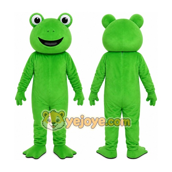 Green Frog Mascot Costume