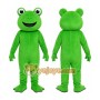 Green Frog Mascot Costume