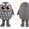Gray Owl Mascot Costume