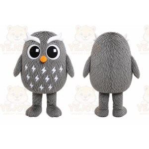 Gray Owl Mascot Costume