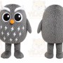 Gray Owl Mascot Costume