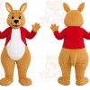 Brown Kangaroo Mascot Costume