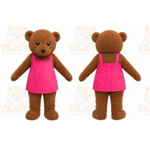 Brown Bear Dress Mascot Costume