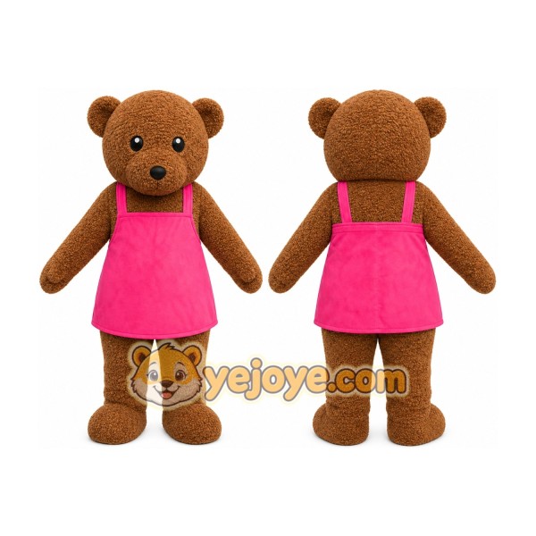 Brown Bear Dress Mascot Costume