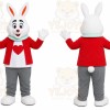 White Rabbit Red Shirt Mascot Costume