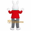 White Rabbit Red Shirt Mascot Costume