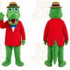 Green Alligator Mascot Costume